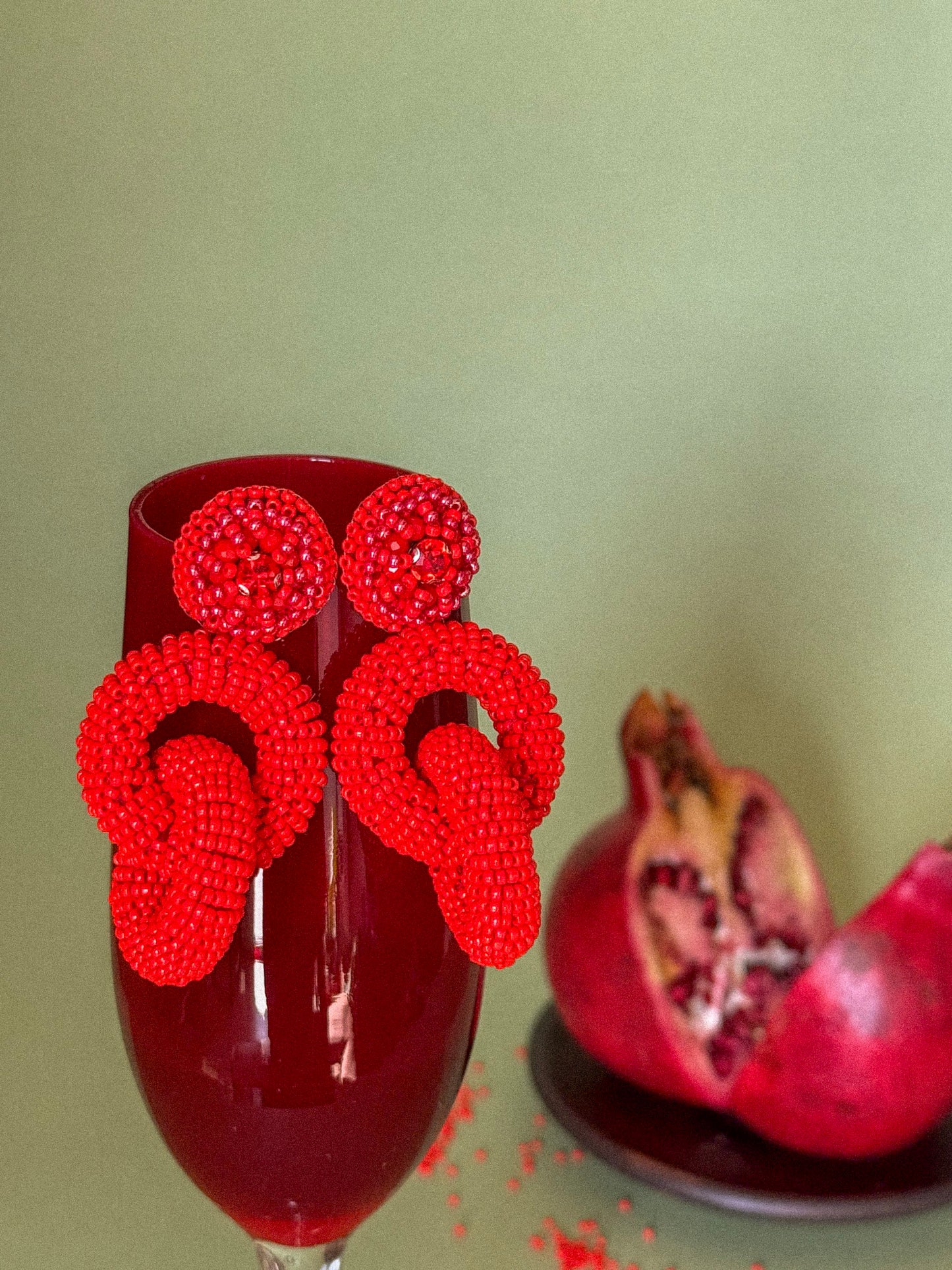 Argollas Fuego roja