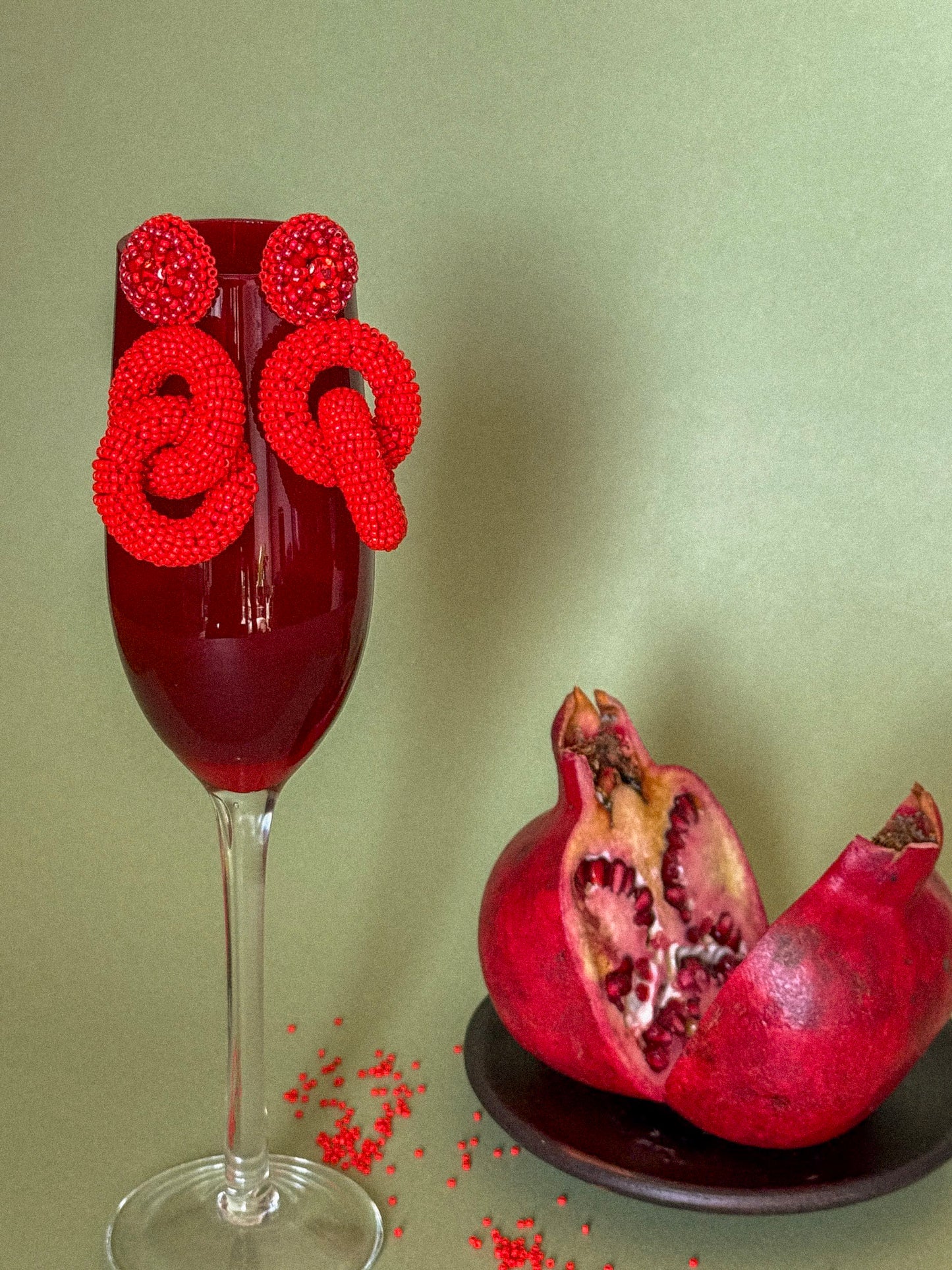 Argollas Fuego roja