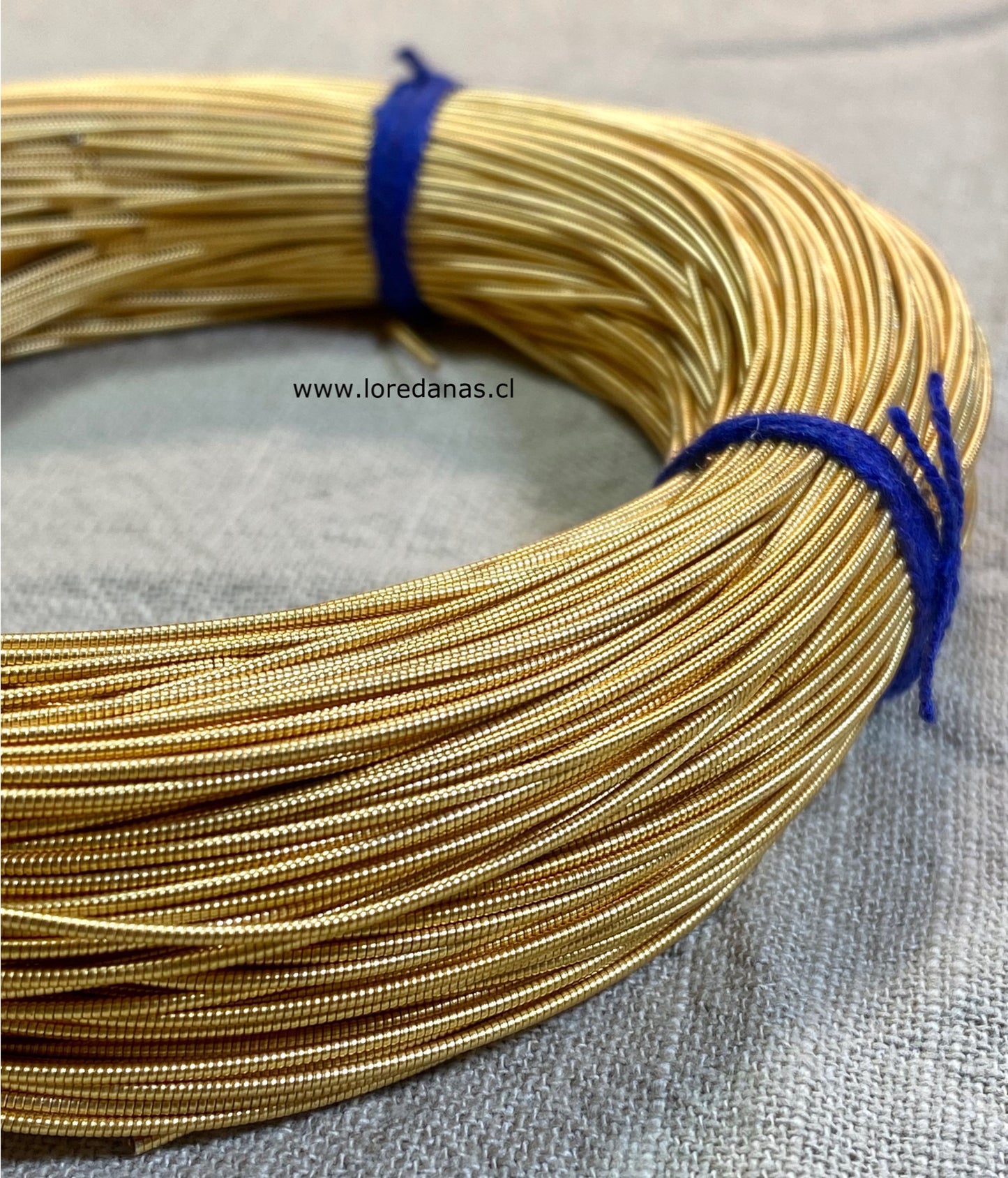 Alambre Francés Rígido Dorado