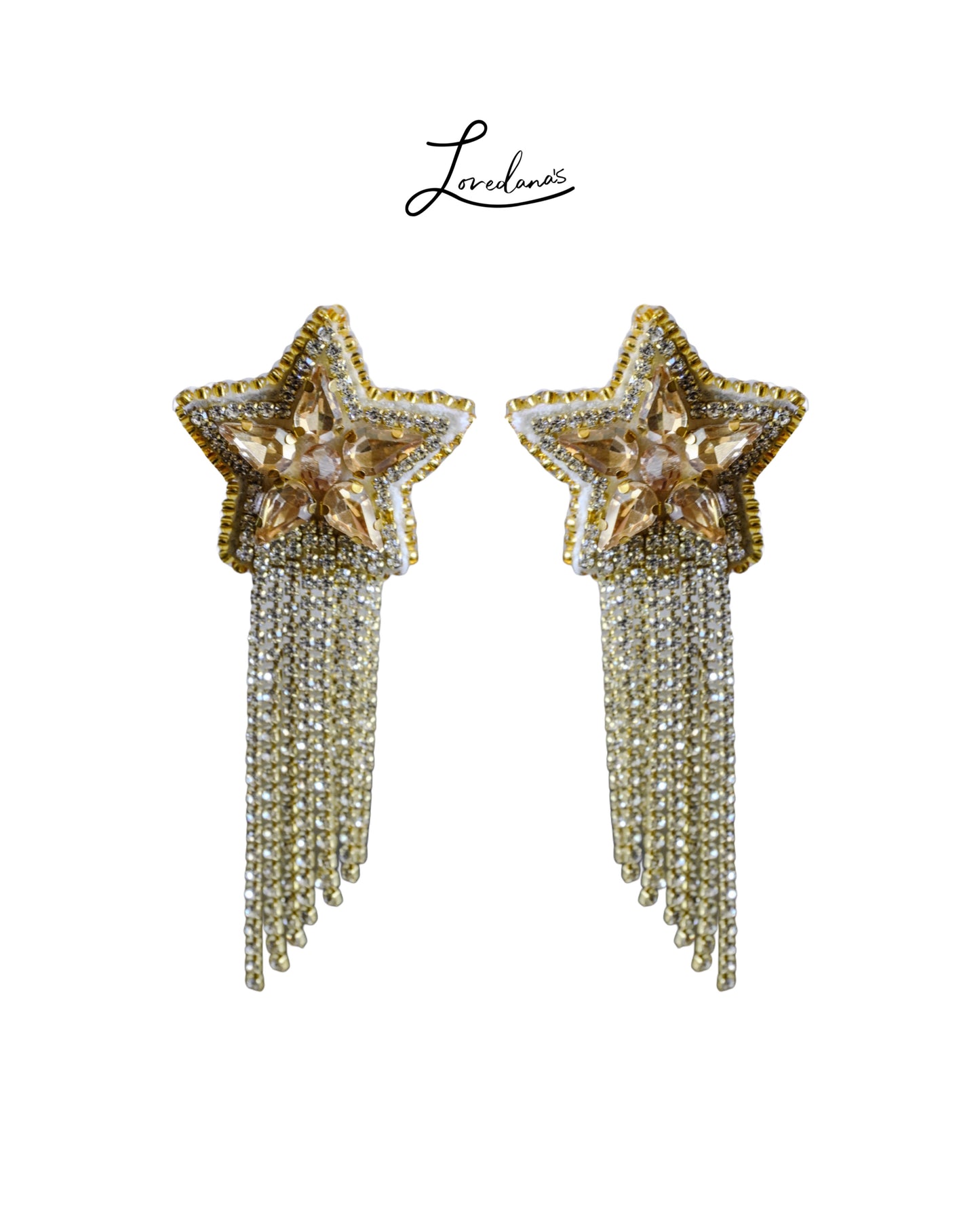 Aros- Estrellas Stellar Dorado
