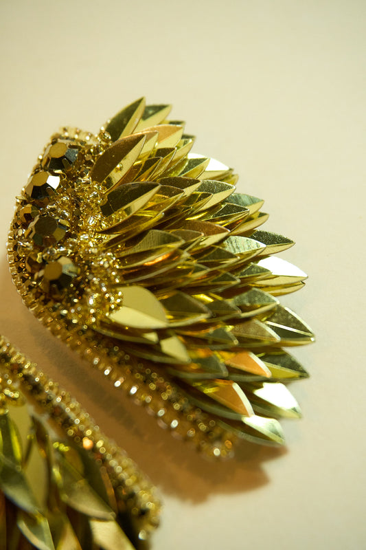 Aros- Alas Demetria Dorado