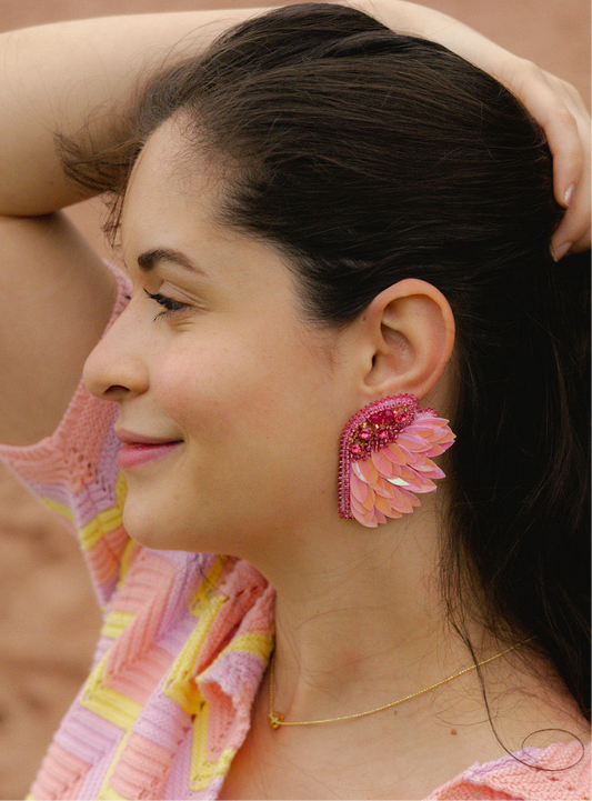 Aros- Alas Demetria Pink