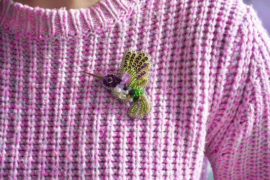 PRENDEDOR DE COLIBRI -Taller grabado+ Kit materiales (L002)