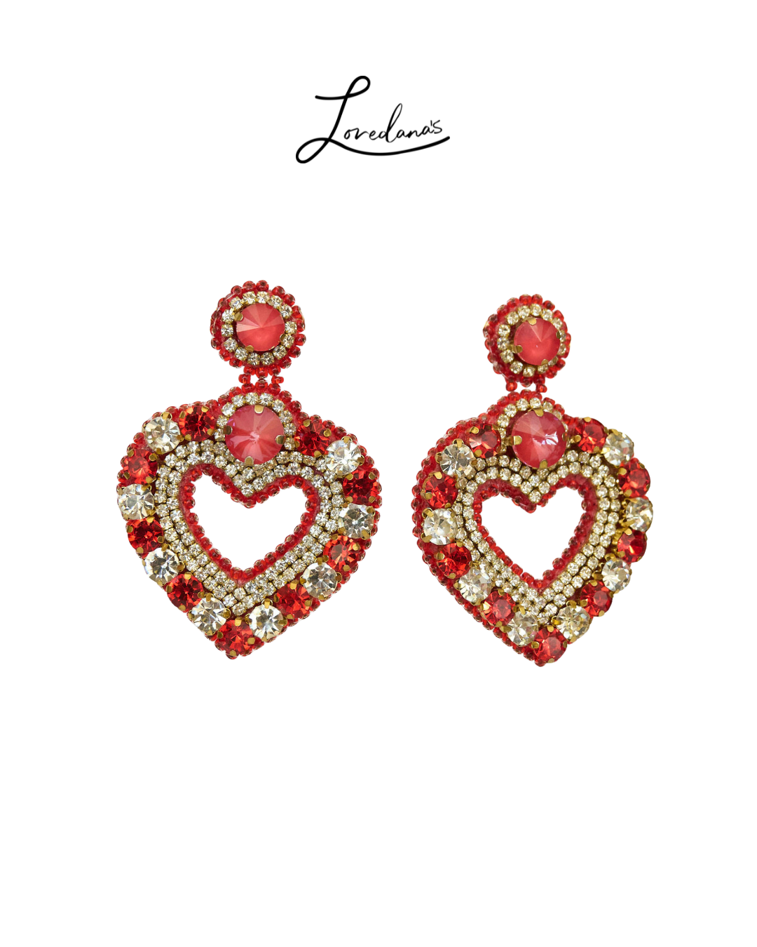 Hoops- Isa red heart