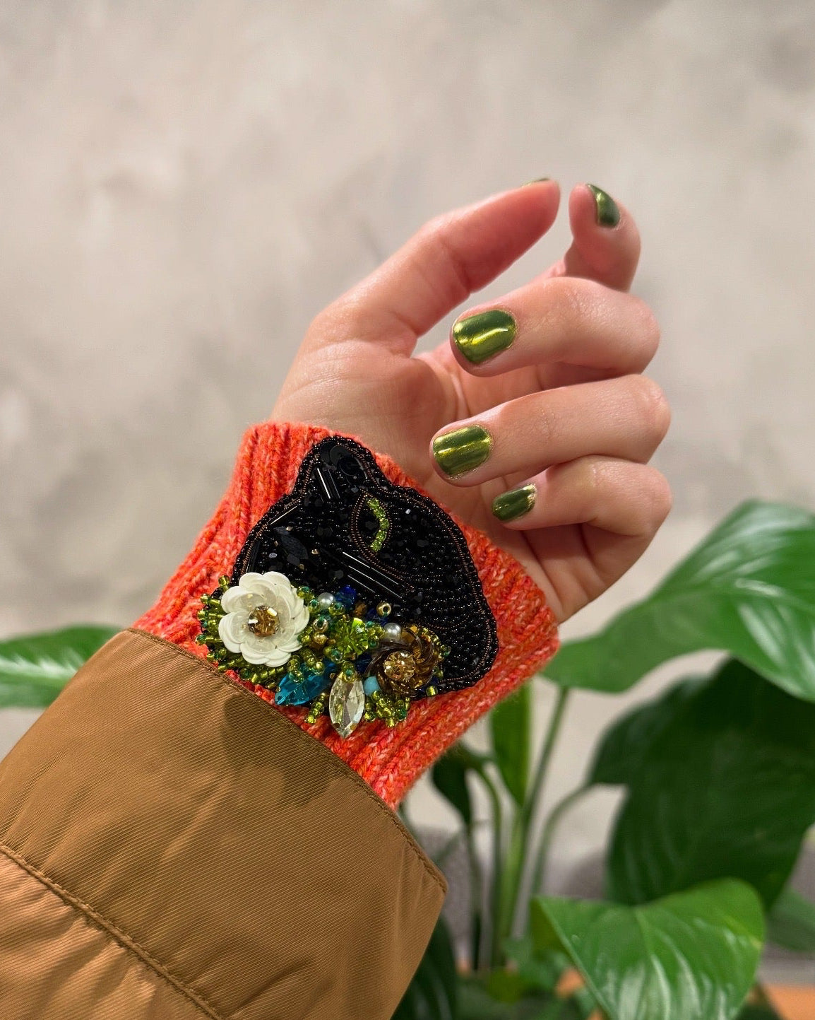 Prendedor Pantera Chic (bajo pedido)