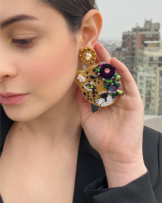 Aros- Leopardo Chic (Bajo pedido 20 días )