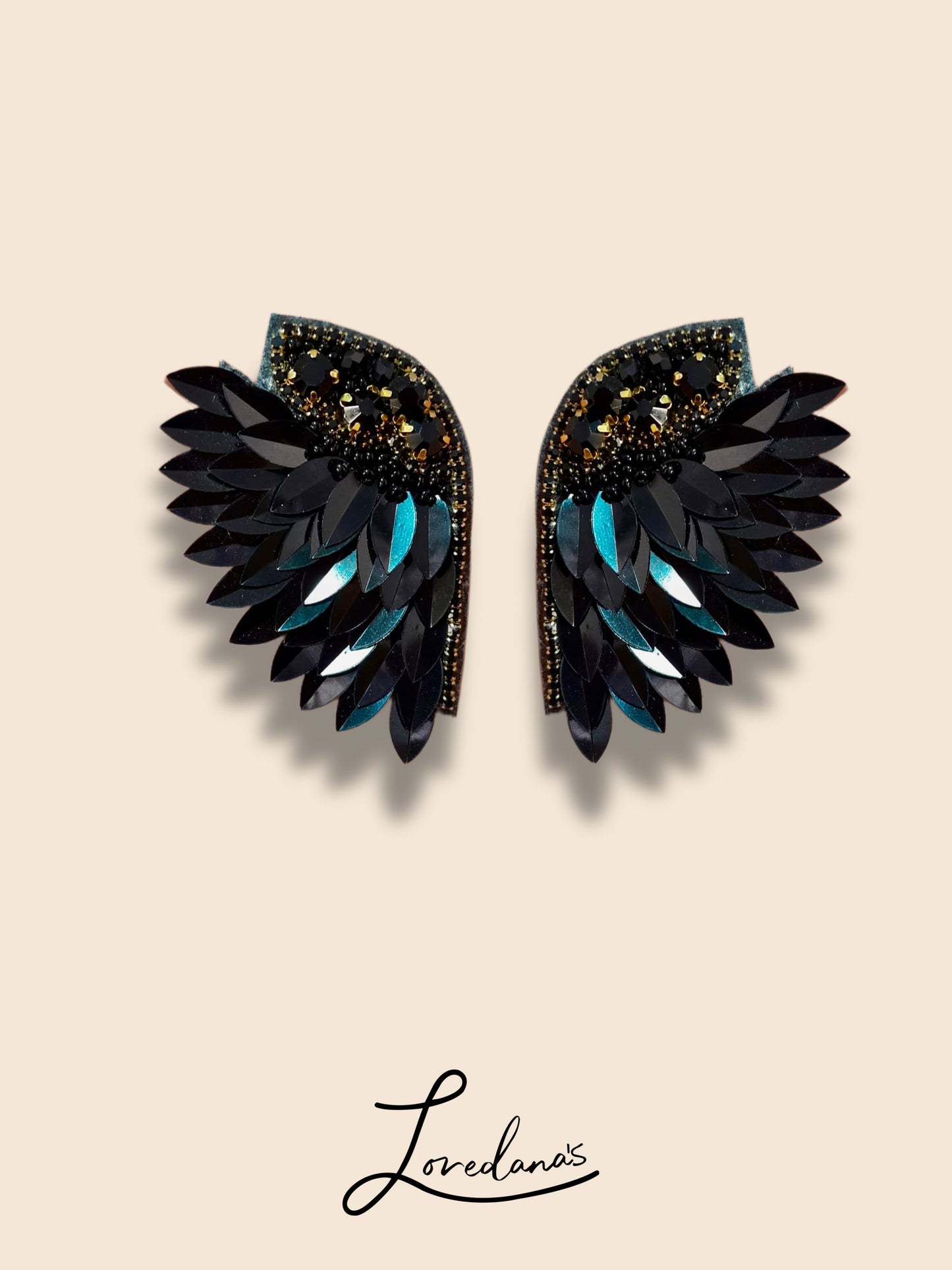 Aros- Alas Demetria Negro