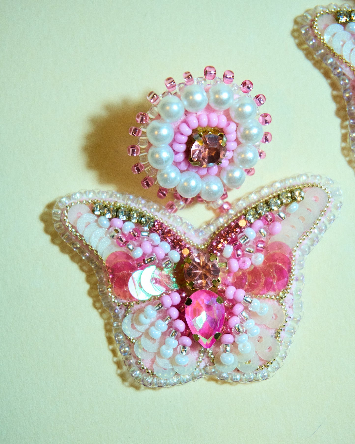 Aros Mariposa Gi Rosa