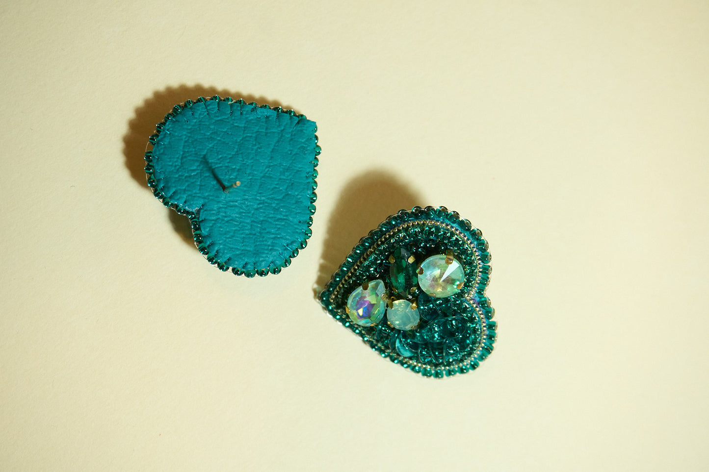 Aros- Corazón Mini Verde