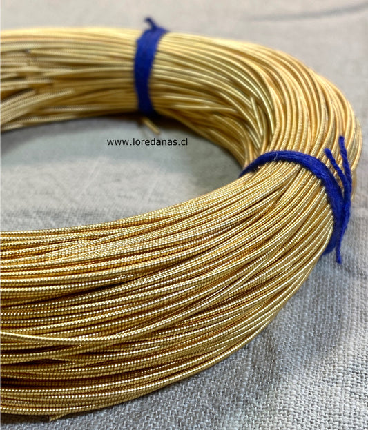 Alambre Francés Rígido Dorado