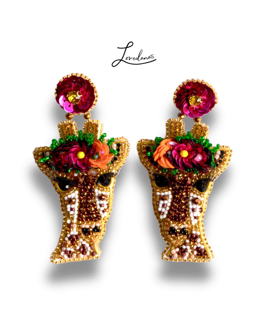 Aros - Jirafa Floreada