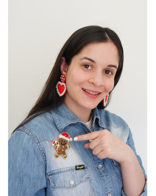 Taller Prendedor Galleta de Jengibre (Grabado) L005