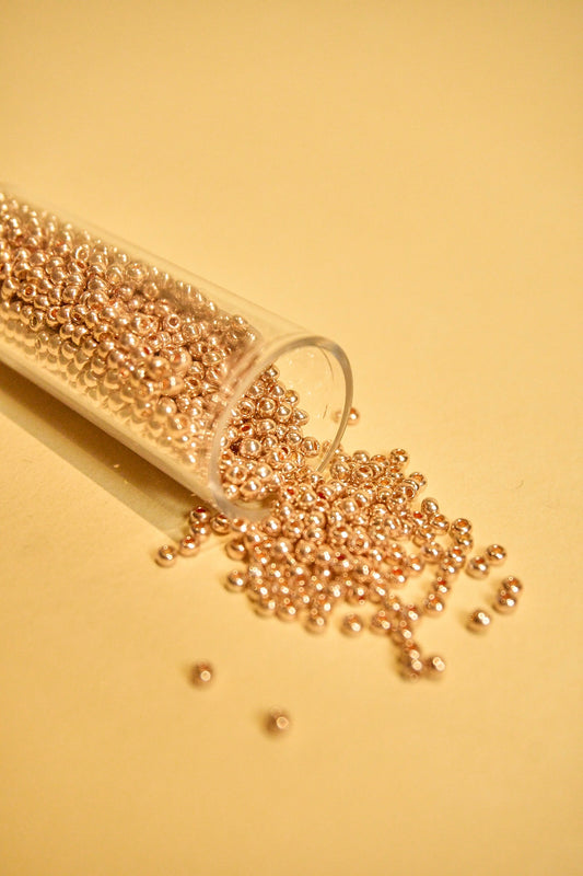 Mostacilla Rocalla FGB 11/0- semicalibrada 10grs| ROSE GOLD