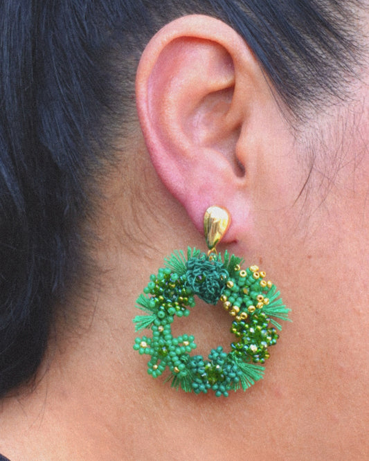 Aros Coral Verde