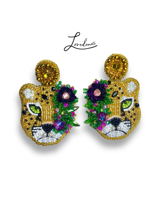 Aros- Leopardo Chic (Bajo pedido 20 días )