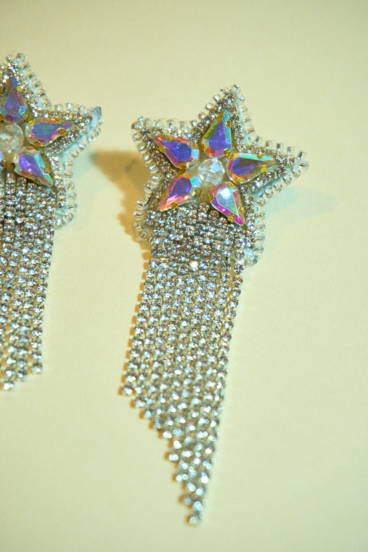 Hoops - Silver Stars