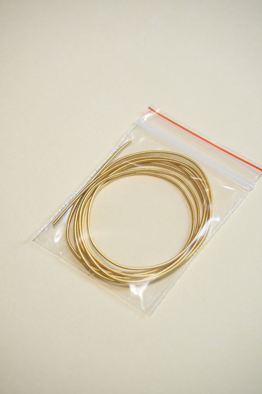 Alambre Frances rigido 1mm/ DORADO