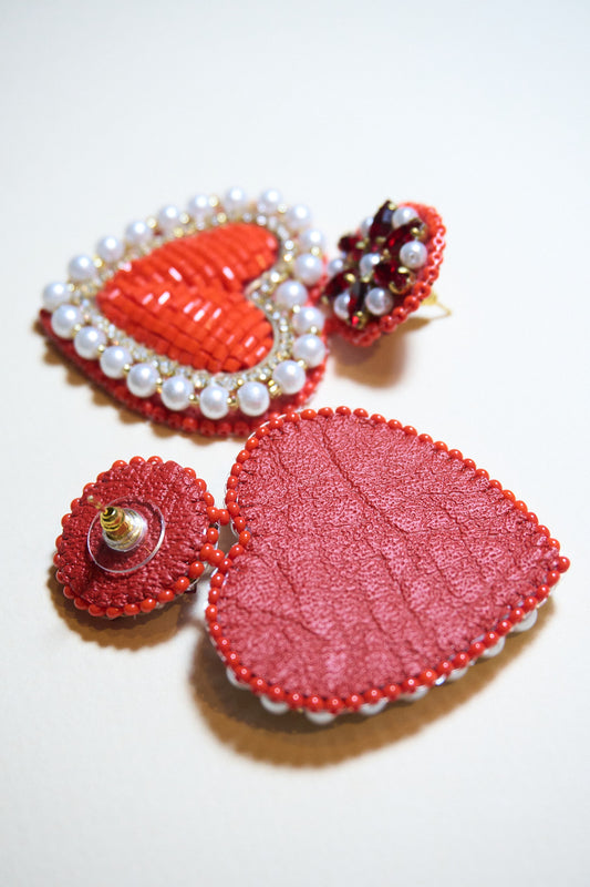 Hoops- Isa red heart
