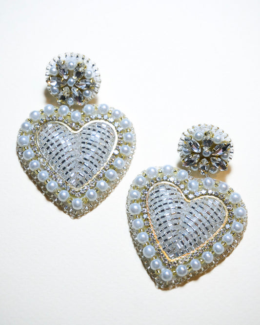 Aros- Corazon Isa Plata
