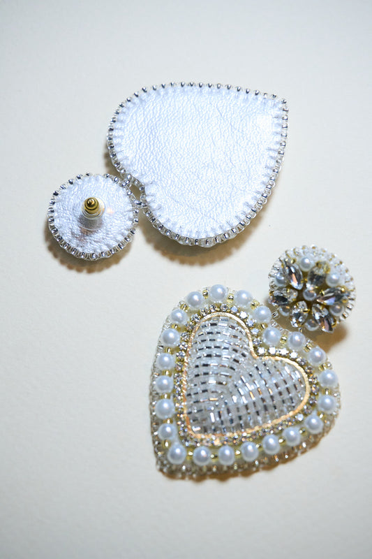 Aros- Corazon Isa Plata